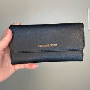 Michael Kors Leather Tri-Fold Wallet